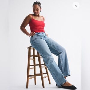 Abercrombie Curve Love Low Rise Baggy 31